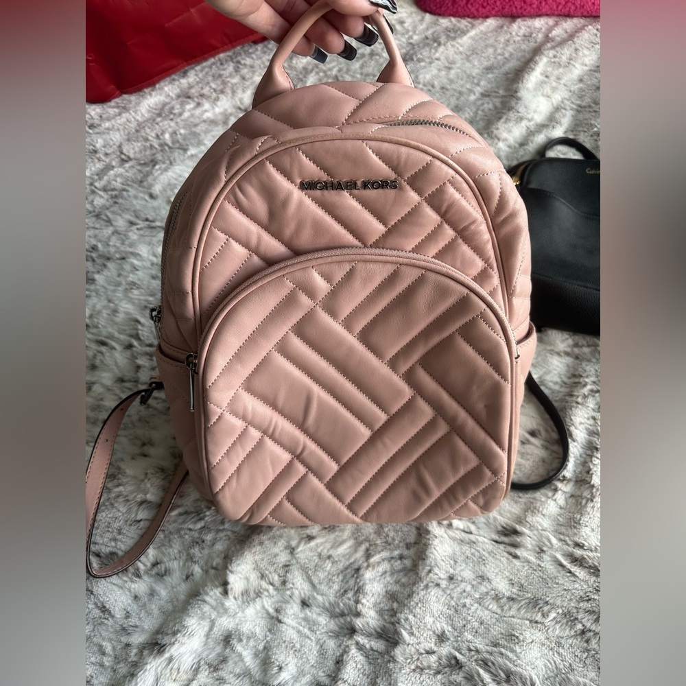 Michael Kors Pink Backpack Purse